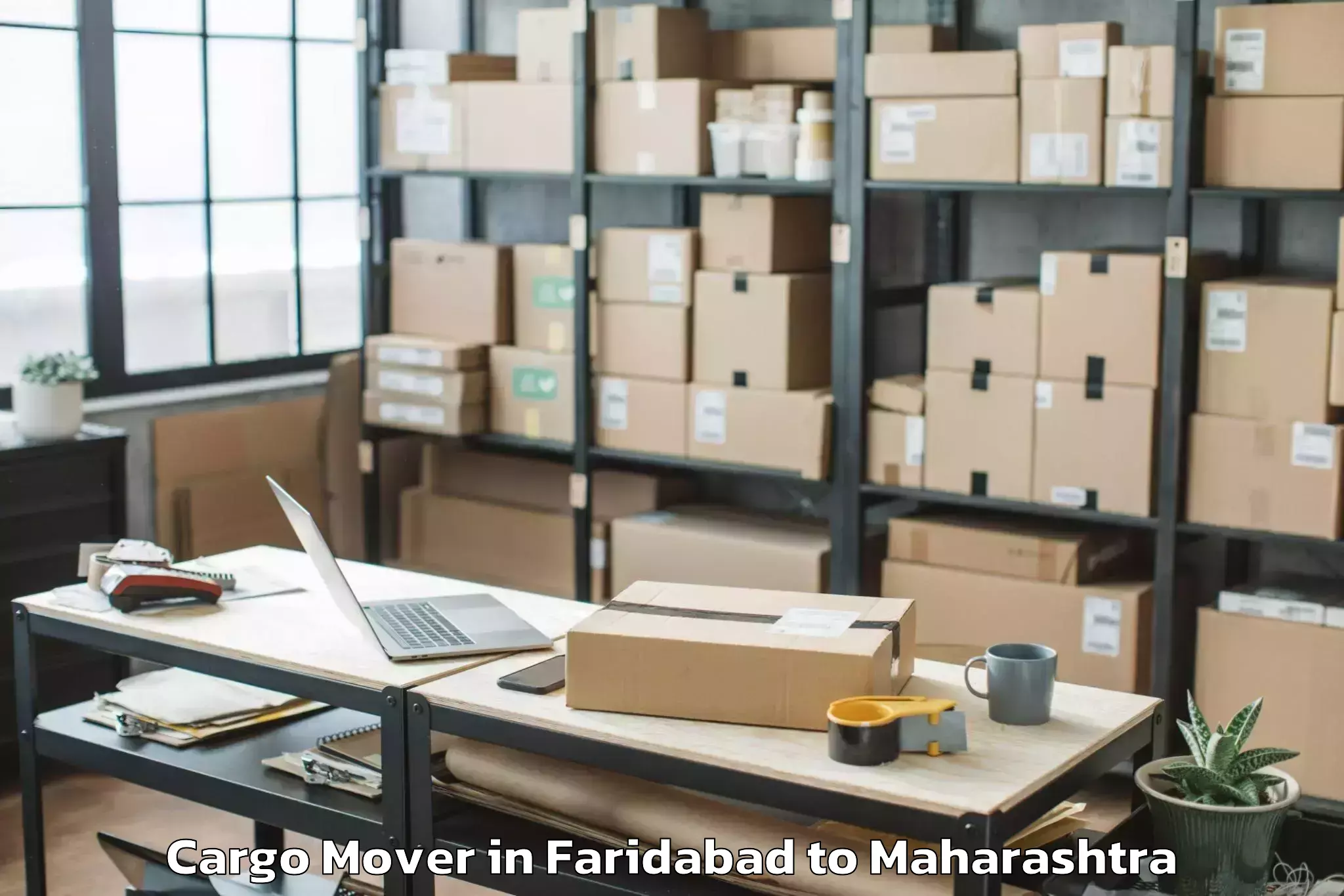 Book Faridabad to Jamner Cargo Mover Online